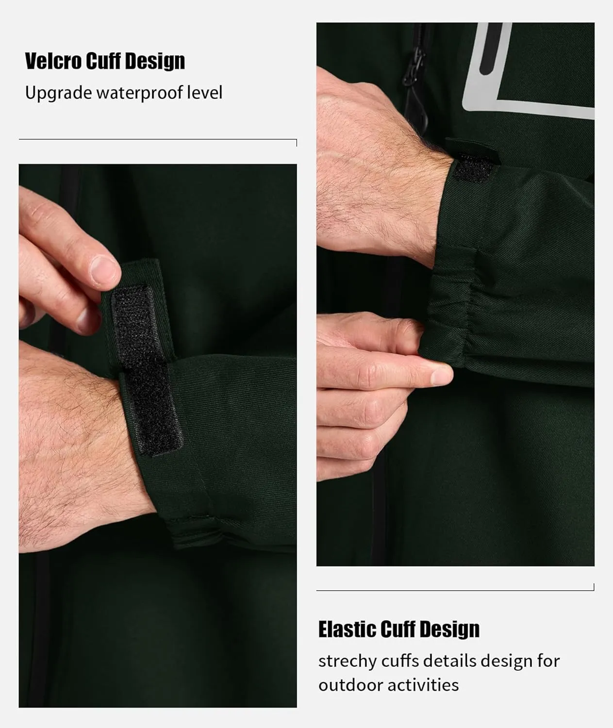 SWISSWELL Golf Rain Suits for Men Waterproof Golf Rain Gear Lightweight Windbreaker Jacket and Pants for Outdoors Work