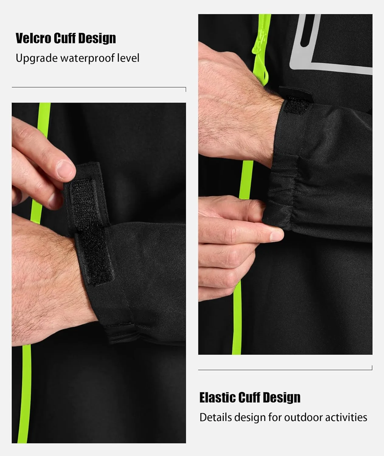 SWISSWELL Golf Rain Suits for Men Waterproof Golf Rain Gear Lightweight Windbreaker Jacket and Pants for Outdoors Work