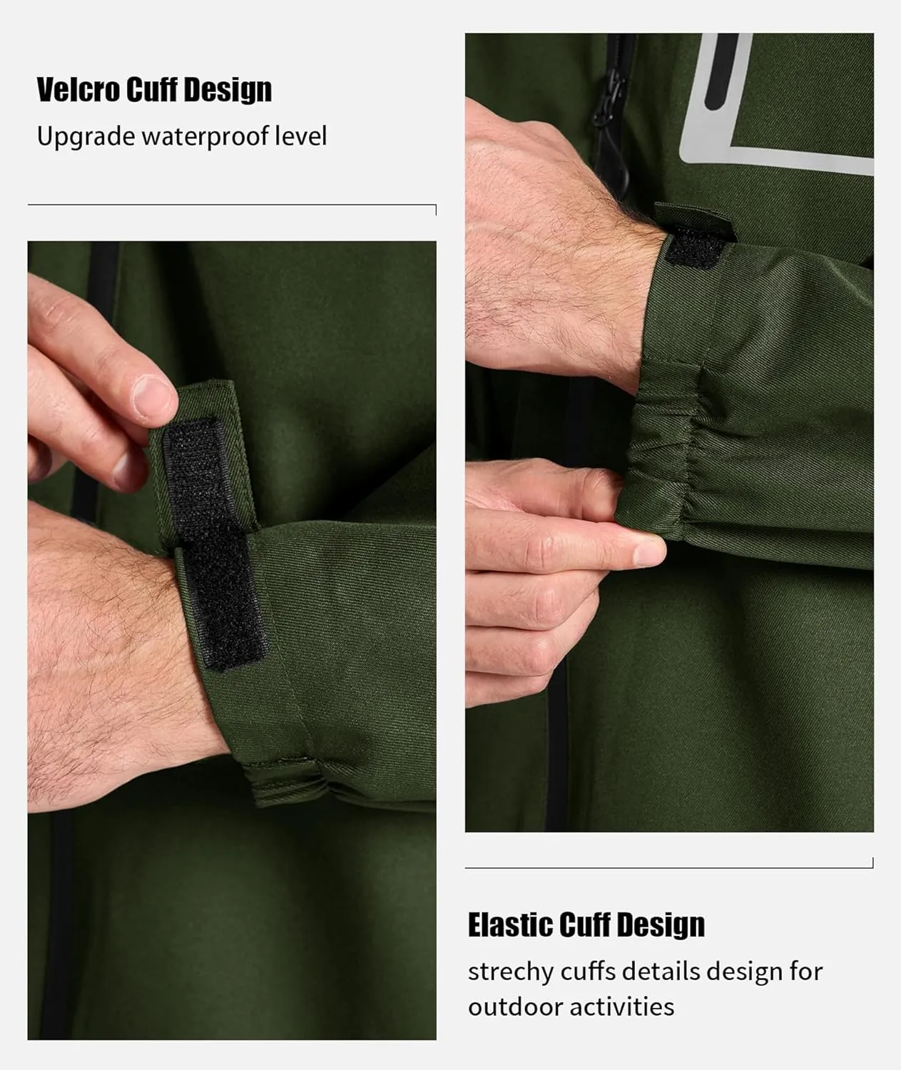 SWISSWELL Golf Rain Suits for Men Waterproof Golf Rain Gear Lightweight Windbreaker Jacket and Pants for Outdoors Work