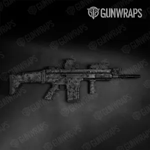 Tactical Cumulus Elite Black Camo Gun Skin Vinyl Wrap
