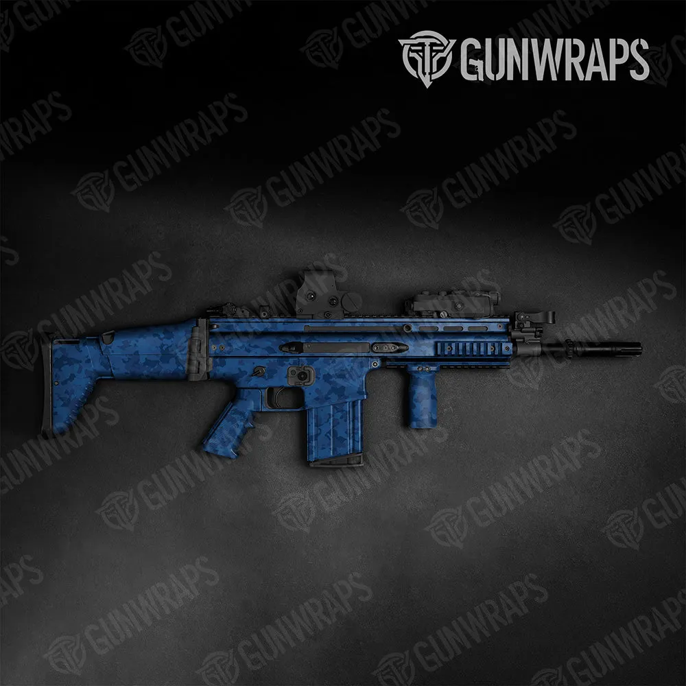 Tactical Cumulus Elite Blue Camo Gun Skin Vinyl Wrap