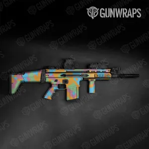 Tactical Cumulus XL Sherbert Camo Gun Skin Vinyl Wrap