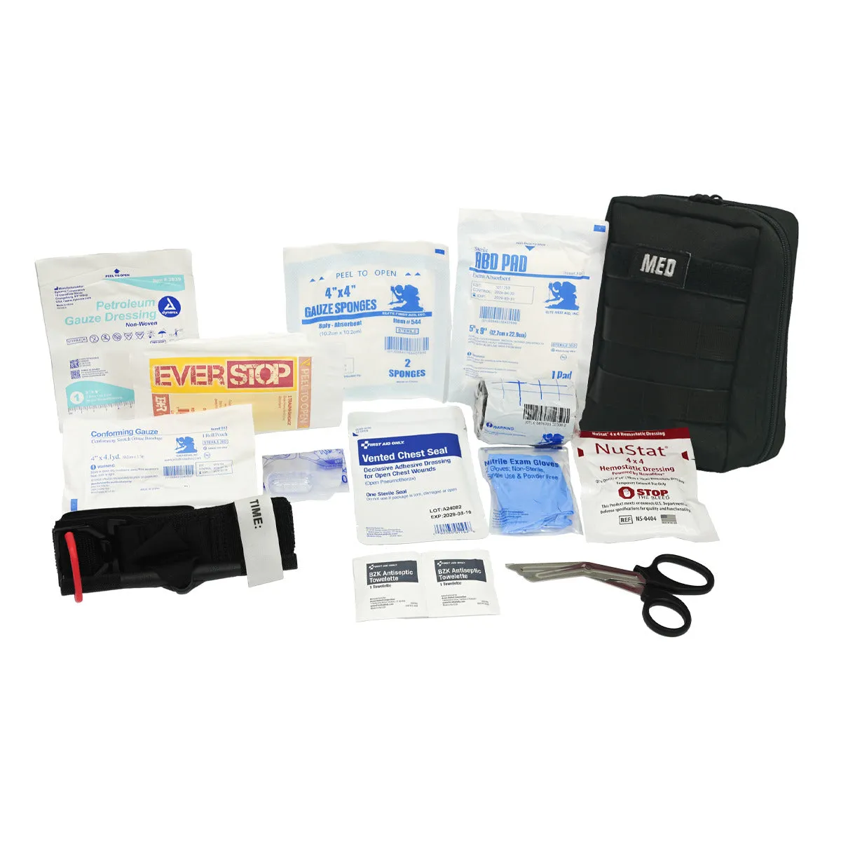 Tactical IFAK Advanced Kit with Bleeding Control - Black