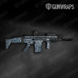 Tactical Ragged Navy Camo Gun Skin Vinyl Wrap