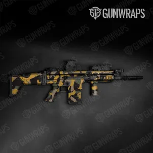 Tactical Ragged XL Militant Yellow Camo Gun Skin Vinyl Wrap