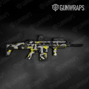 Tactical Ragged XL Yellow Tiger Camo Gun Skin Vinyl Wrap