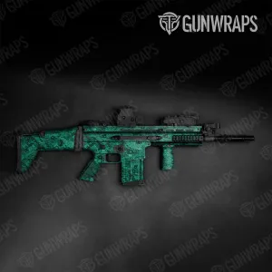 Tactical Toadaflage Teal Camo Gun Skin Vinyl Wrap