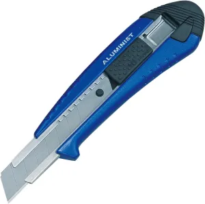 TAJIMA Utility Knife - 3/4" 7-Point Rock Hard Aluminist Snap Blade Box Cutter with Auto Lock & 3 Endura-Blades - AC-500B