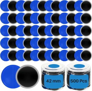 Tallew 300 Pcs Heavy Duty Tire Patches Radial Patch Round Fast Repair Cold Tyre Puncture Repair Kit for Car Truck Motorcycle Automobile Bike Inner Tire (42 mm)