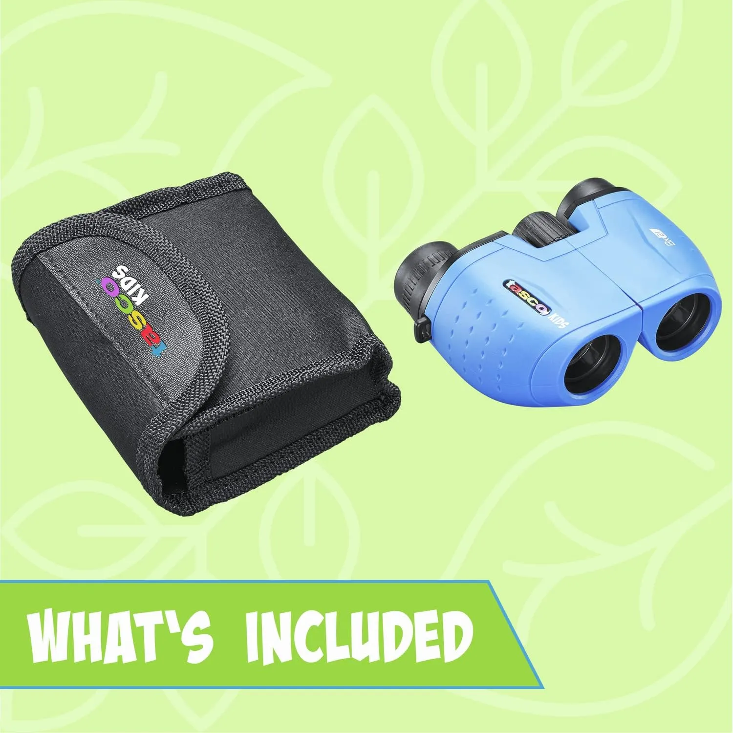 Tasco Kids Binoculars 8x21, Compact Binoculars for Kids Ages 3-12, Great for Adventures, Hiking, Camping, Travel, Bird Watching