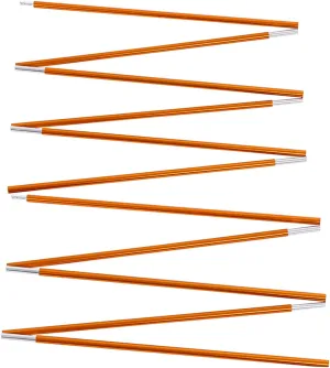 Tent Pole Repair Kit, Tent Poles Replacement Tent Supporting Rod 2Pcs Aluminium Alloy Tent Rod for Hiking Camping