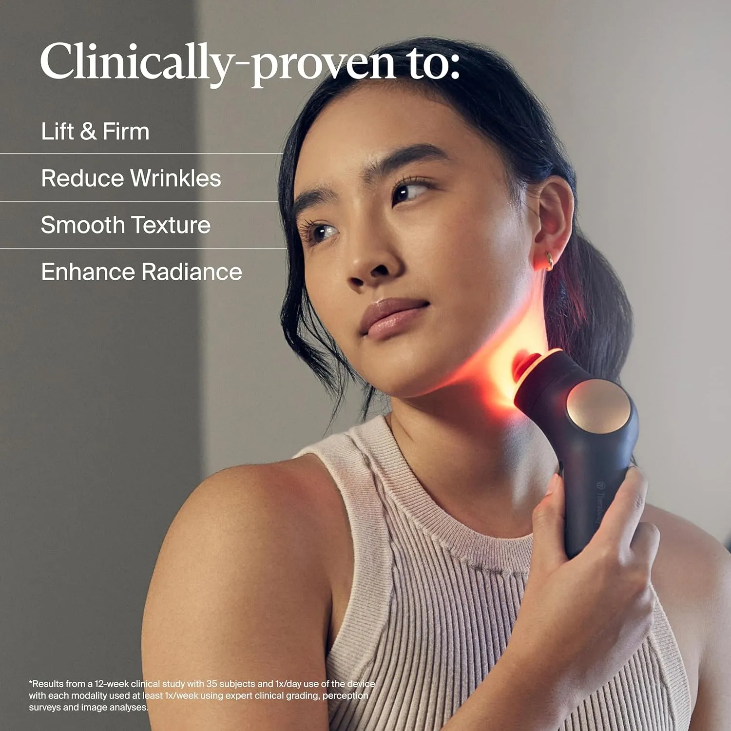 Therabody TheraFace PRO - Microcurrent Facial Device, 8-in-1 Compact Face Massager & Facial Sculpting Tool with Light Therapy for Skin Tightening, Anti Wrinkle, Anti Aging & Skin Care (Black)