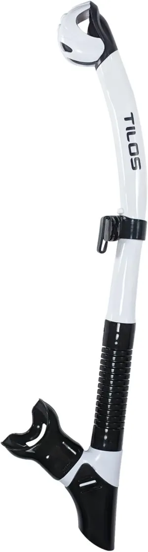 Tilos Orion Dry Snorkel - Premium Waterproof Snorkeling Gear with Comfortable Mouthpiece & Easy Purge Valve