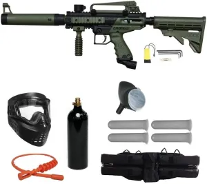 Tippmann Cronus Paintball Marker Gun -Tactical Edition- Olive Starter Package