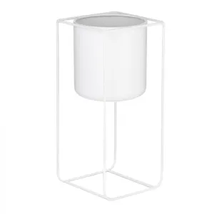 Tory Planter, small, White  (180mm pot size)