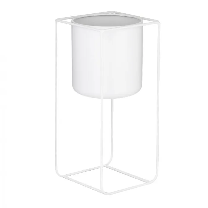 Tory Planter, small, White  (180mm pot size)
