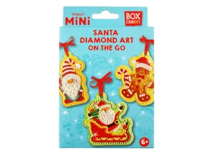 Totally Mini Santa Diamond Art Set