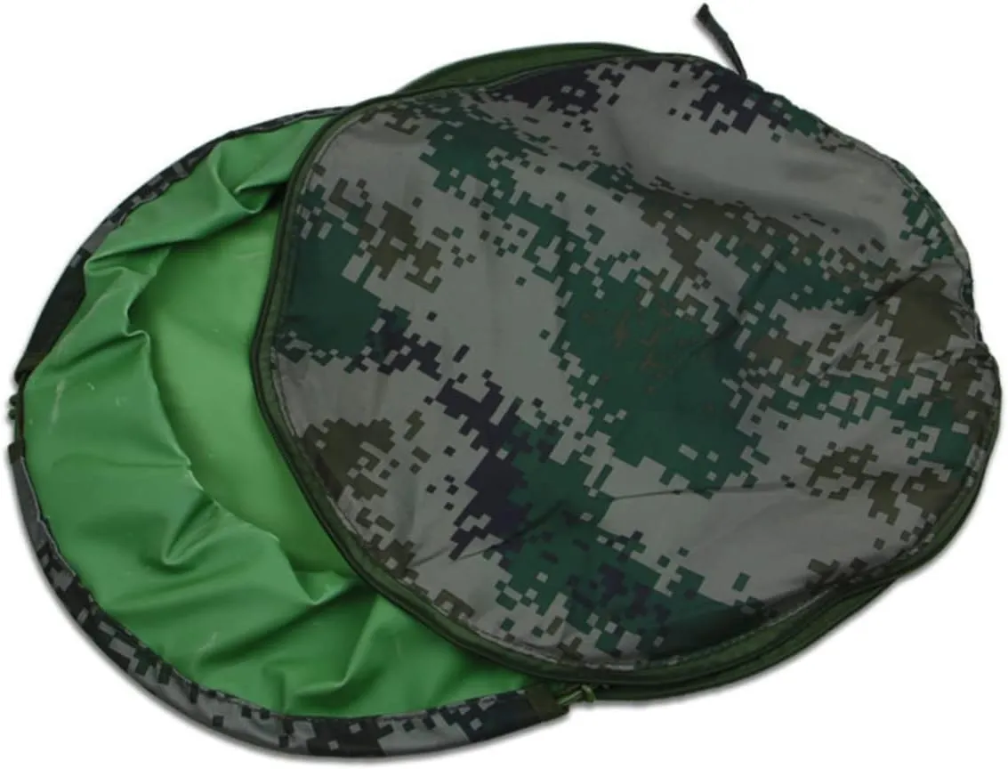 Totority Outdoor Folding Basin Portable Sink Collapsible Water Container Multi-use Waterproof for Camping Hiking Beach Trips Random