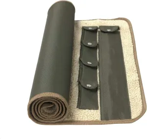 Tourbon Gun Rifle Roll-up Cleaning Mat Pad Shooting Hunting Gun Tool Kit Fleece Lined