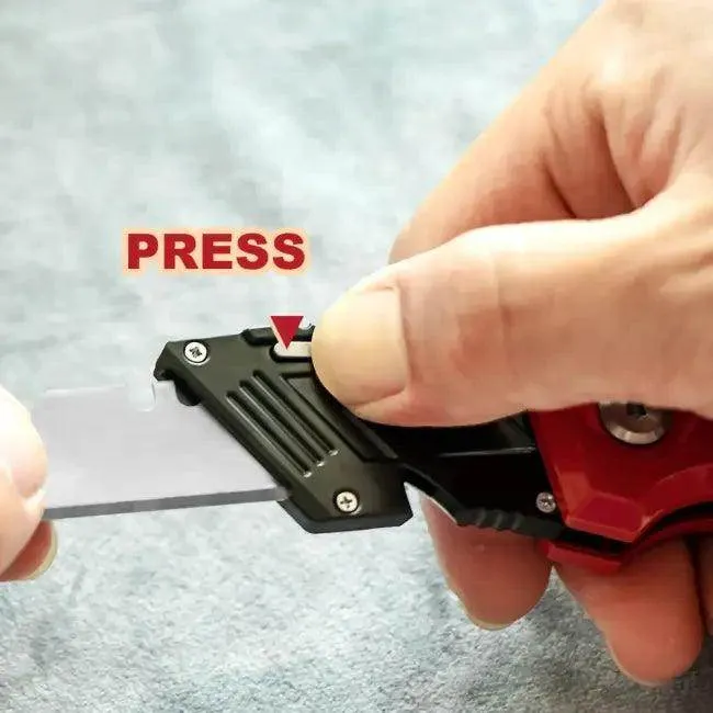 Tovia Folding Utility Knife with Handy Blade Storage