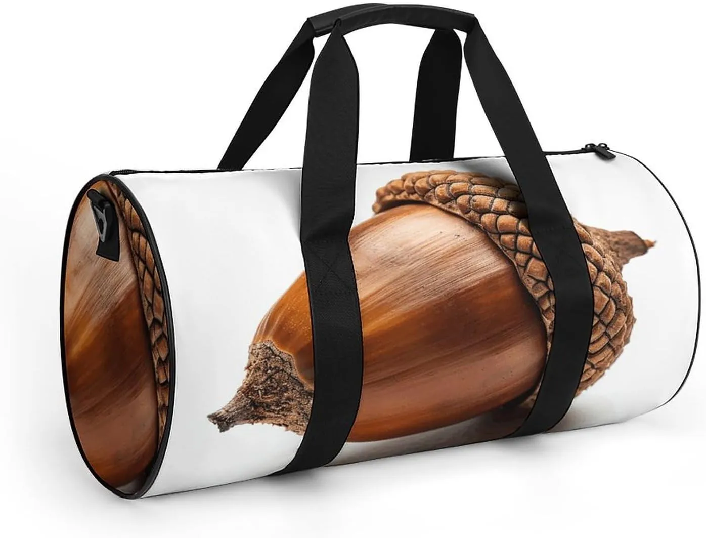Travel Duffel Bag for Men And Women,Real Acorn Images Waterproof Sports Fitness Bag Portable Travel Duffel Bag