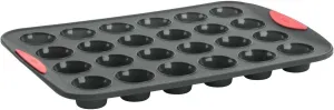 Trudeau Maison 10 in. W x 14-7/16 in. L Mini Muffin Pan Coral/Gray