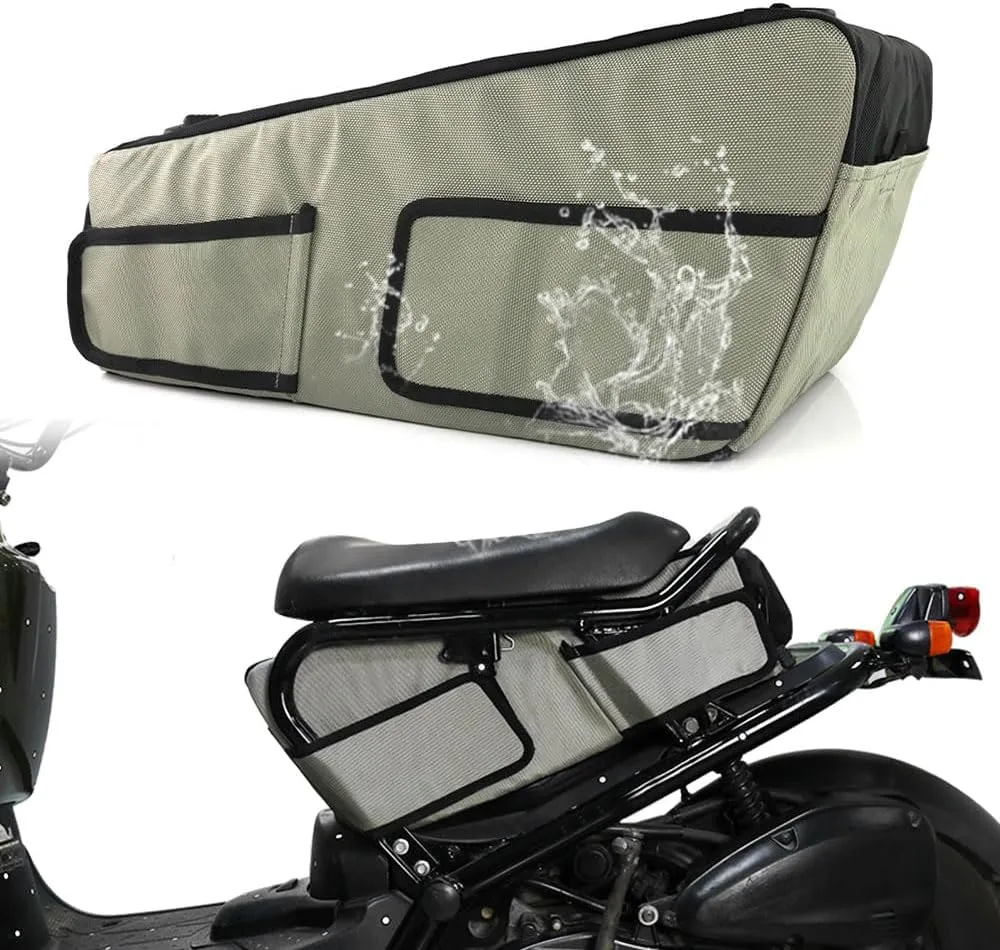 Under Seat Storage Bag Compatible with 2010-2024 Ruckus NPS50, Ruckus Motorcycle Under Seat Side Frame Organize Storage Bag Saddle bag with Shoulder Straps Ruckus Accessories