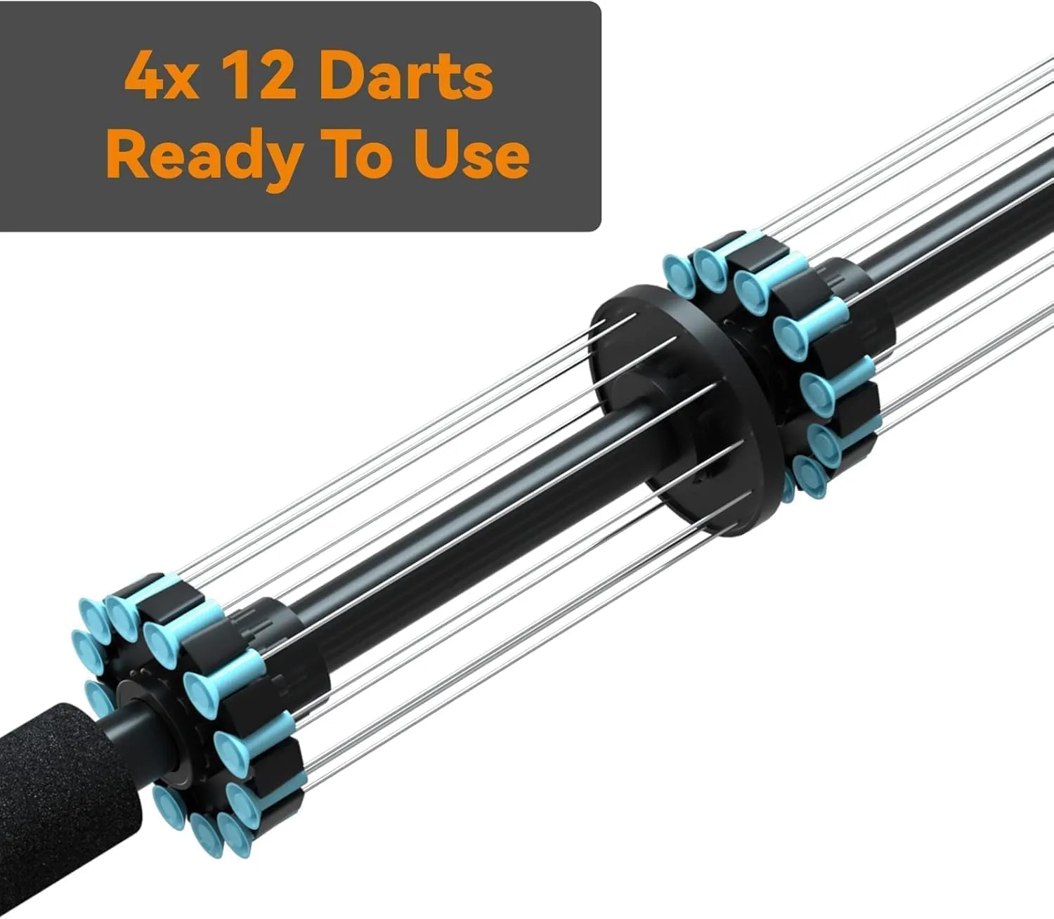 uolent 24" 36" 48" Portable Tactical Blowgun for .40 Caliber with Dart Set，Carry Bag - Perfect for Outdoor Target Practice