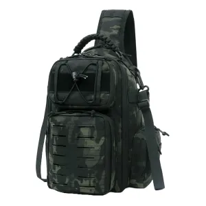 Upgraded Tactical Sling Bag with Waterproof and Anti-Cut Features for Military Use