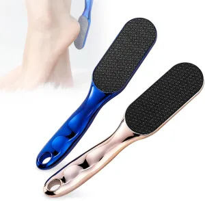 Veinsgrain Foot File, 2025 New Veins Grain Foot File,Nano Glass Foot File Callus Remover,Pedicure Tool for Smooth, Foot File for Rough Dead Skin Removal Callus (Gold Blue)