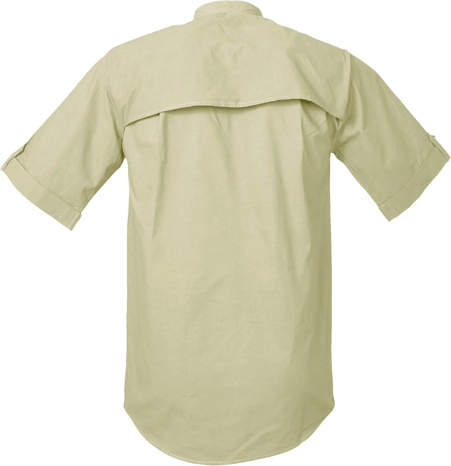 Vent Back Adventure Short Sleeve Shirt for Men, 100% Cotton for Outdoor Activities