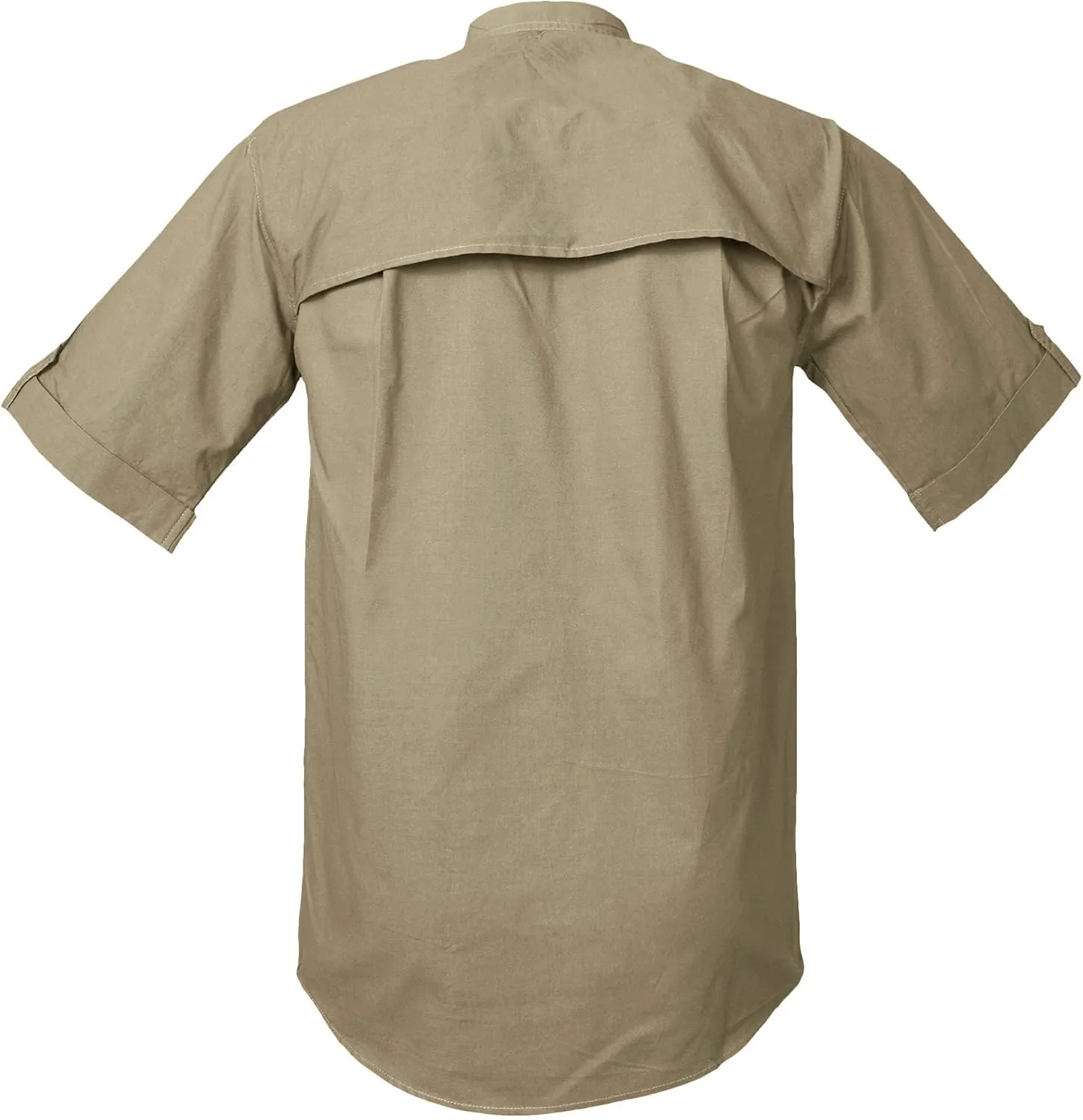 Vent Back Adventure Short Sleeve Shirt for Men, 100% Cotton for Outdoor Activities