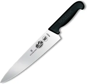 Victorinox 5.2003.25 10 Inch Fibrox Pro Chef's Knife, Black, 10"