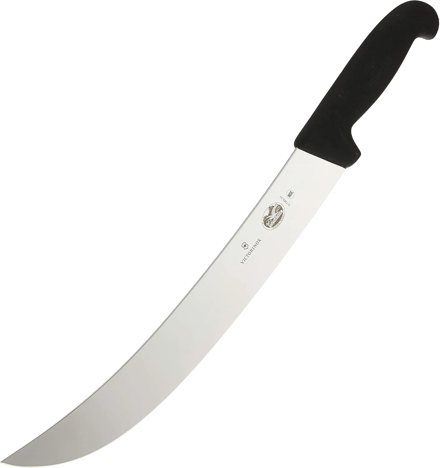 Victorinox Cutlery 12-Inch Curved Cimeter Knife, Black Fibrox Handle