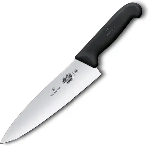 Victorinox Swiss Army 5.2063.20-X14 Fibrox Chef's Knife Black 8 in