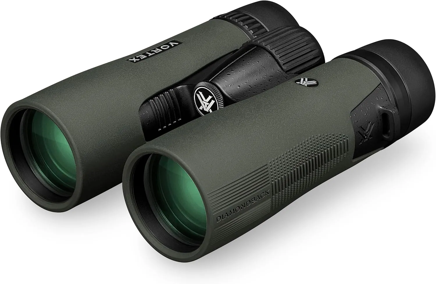 Vortex Optics Diamondback HD 8x42 Binoculars - HD Optical System, Non-slip Grip, Waterproof, Fogproof, Shockproof, Included GlassPak - Unlimited, Unconditional Warranty