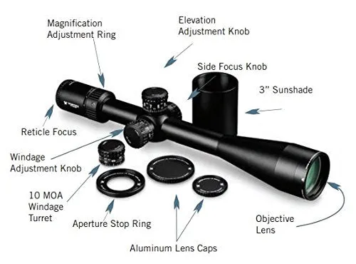 Vortex Optics Golden Eagle HD 15-60x52 Second Focal Plane ECR-1 SFP MOA Riflescope