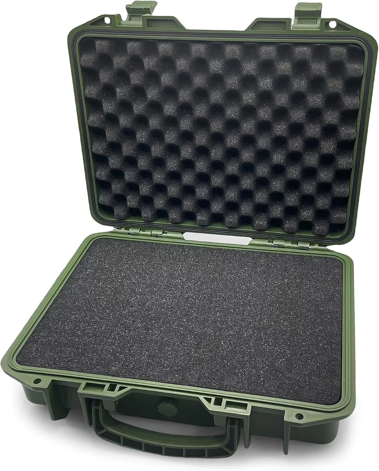 Waterproof Hard Case with Lock, Customizable Foam Insert, 10.7 x 8.7 x 3.2 inches