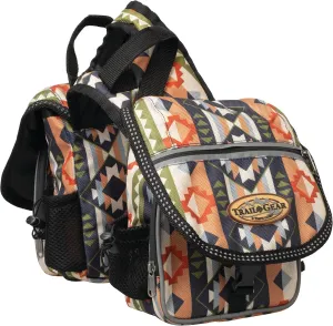 Weaver Leather Trail Gear Pommel Bag 15501, Trek West Pattern