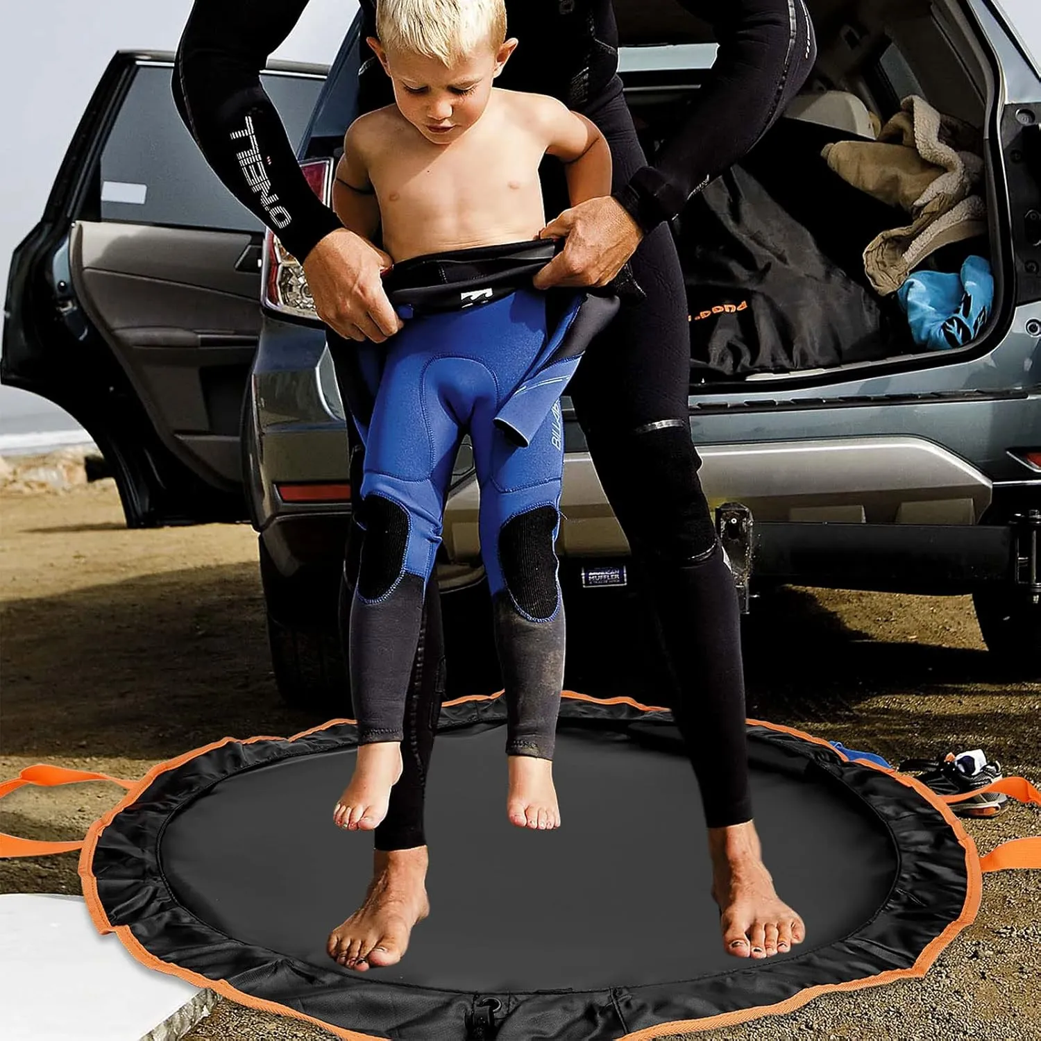 Wetsuit Changing Mat-Wet Clothes Change Bag with Handle and Drawstring-Waterproof Dry Bag Suited for Swimmers,Boaters,Surfing,Camping