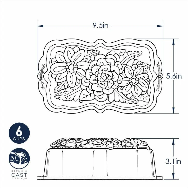 Wildflower Loaf Pan