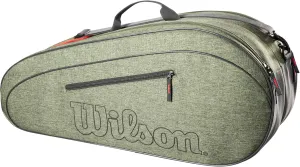 WILSON Team Tennis Racket Bag - Heather Green and Heather Grey