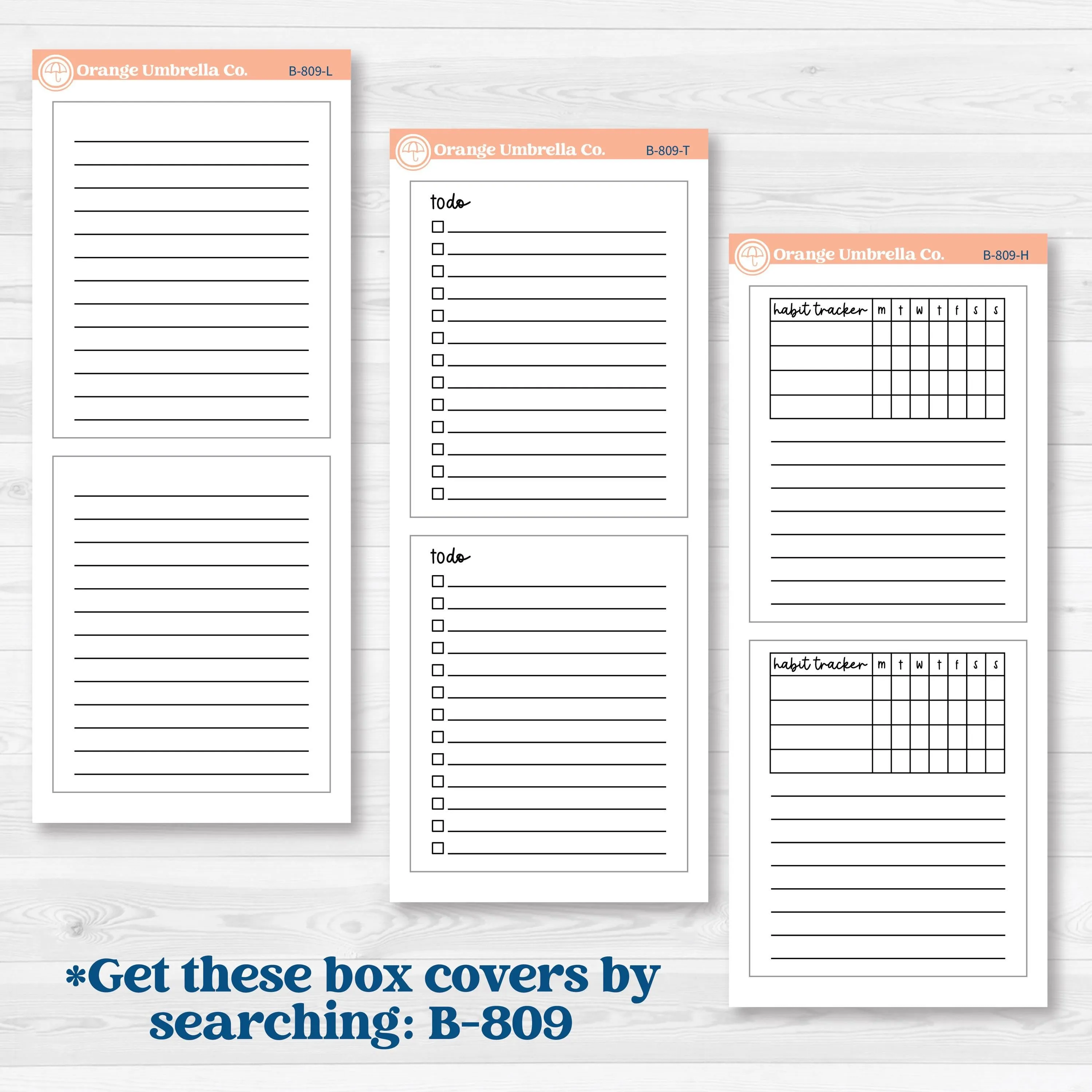 Winter Animal Kit | 7x9 Compact Vertical Planner Kit Stickers | Woodland Charm | KIT-361-H