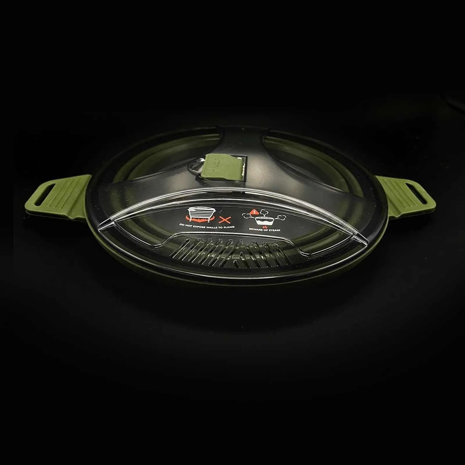 Wolf Outdoors EzyStow Collapsible Cooking Pot 2.5L Olive Green
