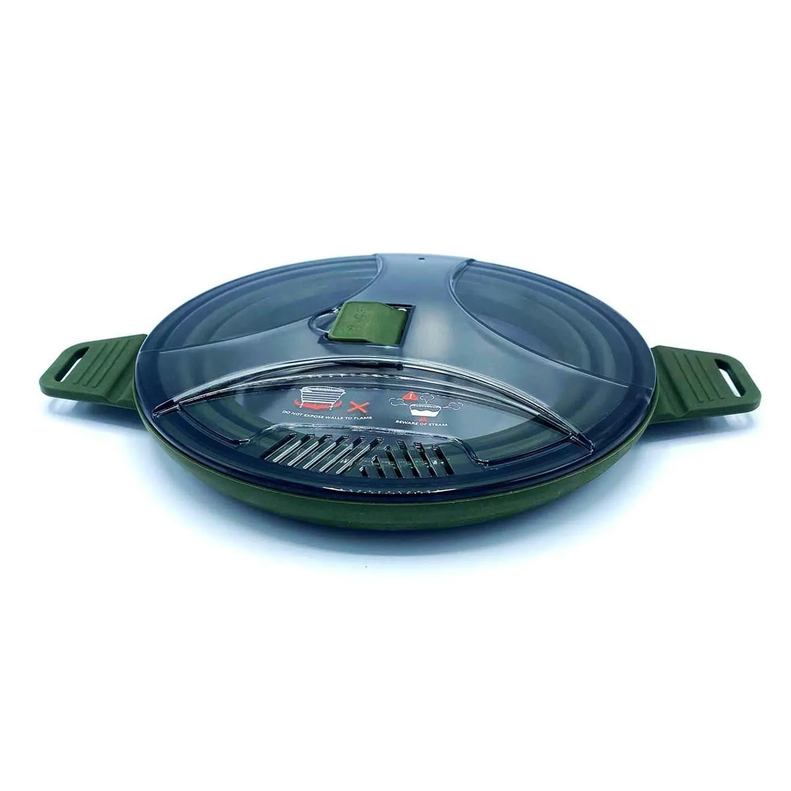 Wolf Outdoors EzyStow Collapsible Cooking Pot 2.5L Olive Green