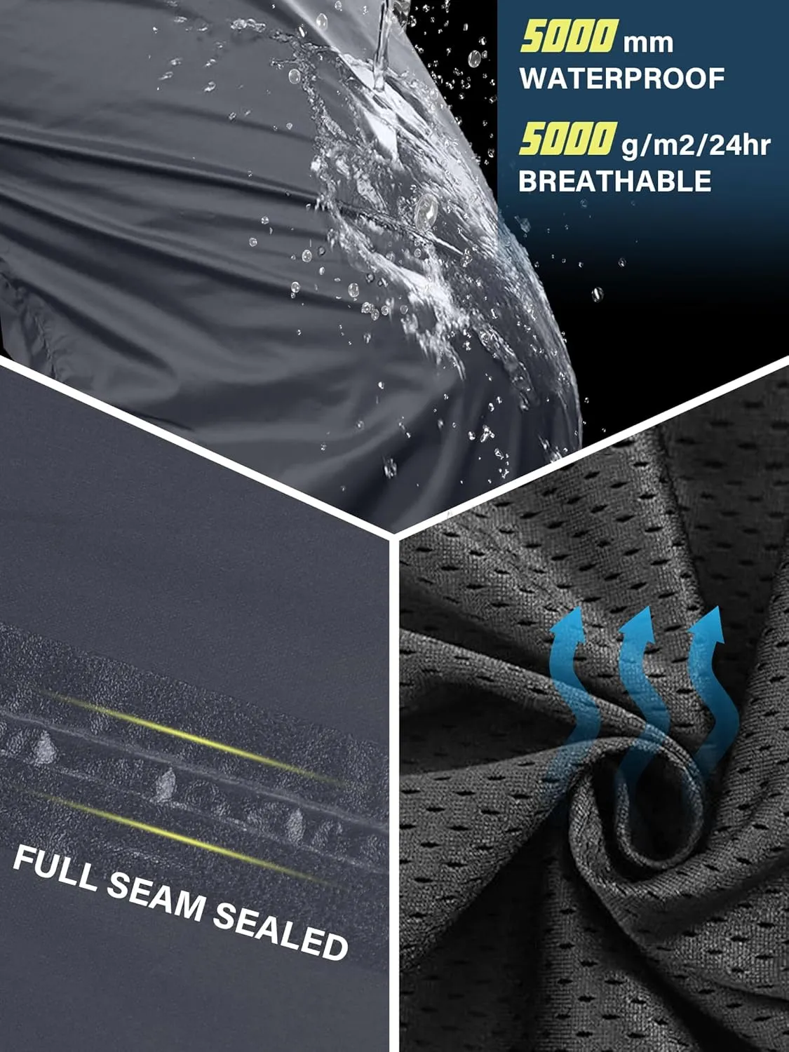 Women's Rain Pants Lightweight Waterproof Reflective,Windproof Breathable Gear Over Work for Hiking Cycling Outdoor Fishing