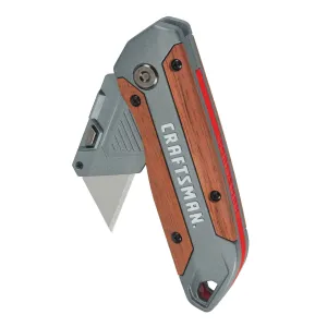 Wood Handle Folding Utility Knife