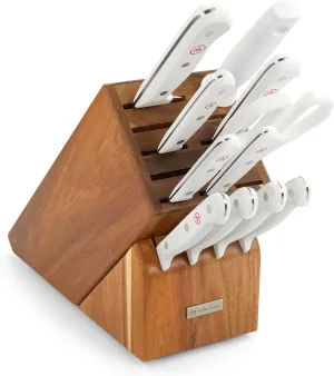 WÜSTHOF Gourmet White Twelve Piece Knife Block Set