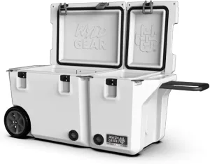 Wyld Gear 90qt Freedom Series Roto-Molded Cooler - Heavy-Duty Ice Chest,High-Performance Ice Retention, and Wheels. Perfect for Outdoor Adventures, Tailgating, Camping