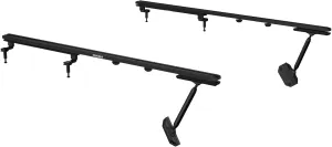 Yakima RibCage Custom Rooftop Track System with 48 Inch HD Track Sections Compatible with Jeep Wrangler JL 4DR Hardtop, Black